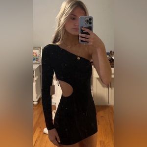 XXS black mini dress